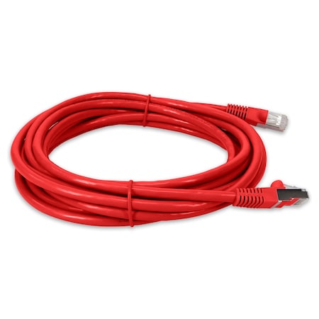 Add-On 50FT RJ-45 MALE TO RJ-45 MALE SHIELDED STRAIGHT RED CAT6 STP COPPER PV ADD-50FCAT6S-RD